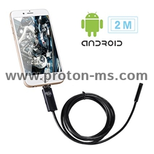 Ендоскопска камера USB Camera – USB Android Endoscope, Ендоскоп Камера – Водоустойчив  5.5mm, USB кабел - 1 метър