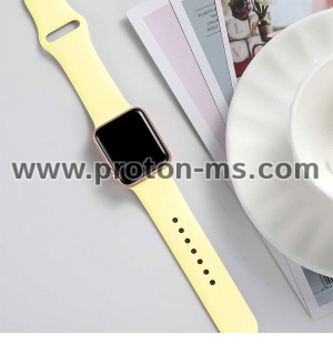 Каишка Apple Watch 38 мм, Sport Band, Силикон, Sport за Apple iWatch 38mm Sport Silicone strap For Apple Watch Band 