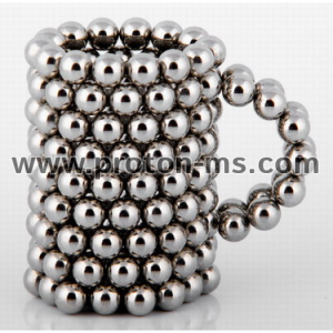 Магнитни Топчета (сфери), Neo Cube, Zen Magnets, Neo Spheres, 216 бр. топчета, Червени, 5mm