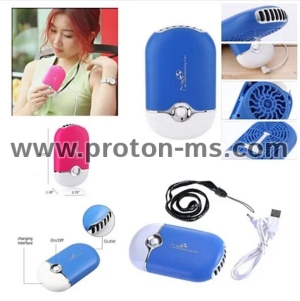 Джобен USB вентилатор За грим Air Conditioning Fan, Мини Ръчен Вентилатор