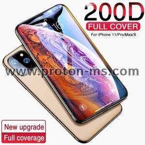 Стъкло 200D Full Cover Tempered Glass For Iphone 11 Pro