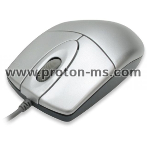 Оптична мишка A4tech OP-620D, USB, Сребрист