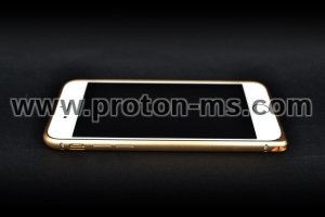 Muvit iPhone 6 Plus Contour which protects the phone, gold