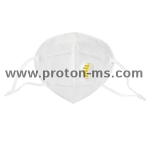Предпазна маска с клапан KN95/PM2.5, FFP2