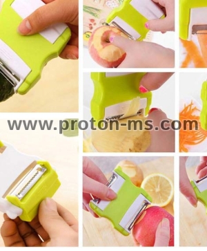 Ultralux Veggie Peeler with Double-Sided Stainless Steel Blades