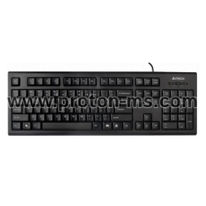 Клавиатура A4tech KR85, USB, Черна