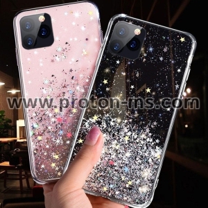 Луксозен Силиконов Кейс за iPhone 12 Pro Luxury Bling Glitter 