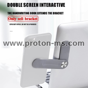 Универсална стойка за телефон Laptop Side Mount Connect Tablet Bracket Dual Monitor Display Clip Adjustable Phone Stand Screen Support Holder