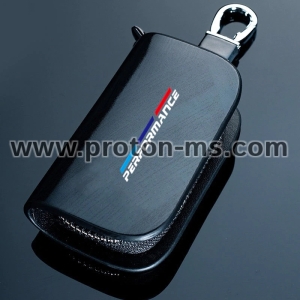 Кожен Кейс за Автомобилен ключ, Genuine leather car key case wallet fashion cow leather brand car key holder For BMW E46 E39 E90 E91 E60 E36 E92 E30 E34 E70 E87