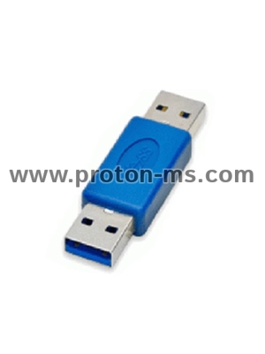 Преход USB 3.0 м. / USB м., USB3.0 Type A Connector Plug Adapter USB 3.0 A Male To Male M-M 