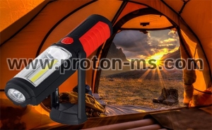 Силен къмпинг фенер мощна лампа прожектор CREE LED магнити кука за закачане палатка туризъм риболов