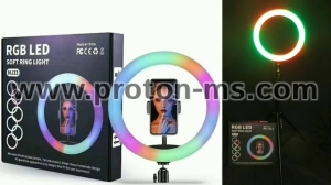 LED Селфи лампа за перфектни снимки, видео и блог с трипод  Ring Fill Light QX300 30 cm, 12"