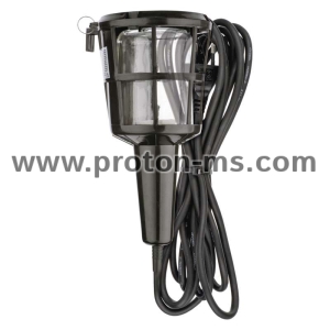 Подвижна лампа водоустойчива 220V, E27 с 5м. кабел