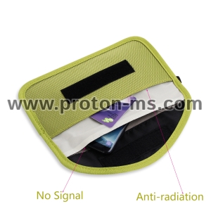 Заглушаващ сигнала калъф за телефон за GSM, ключ за автомобил, кредитна карта, RFID, Bag for Car Keys Without Key Protection Against Radiation Mobile Phone