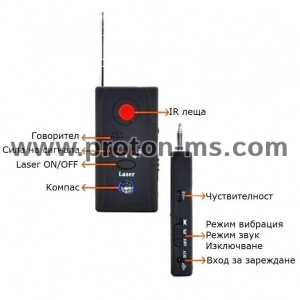 CC308+ Full Range RF Signal Camera Bug Detector GPS Laser GSM WiFi