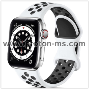 Apple iWatch 38mm Sport Silicone strap For Apple Watch Band 