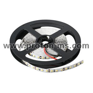 LED Tape SMD2835, 9.6W / M Neutral White, 12V DC, 120 LEDs / m, 5m, Non-Waterproof