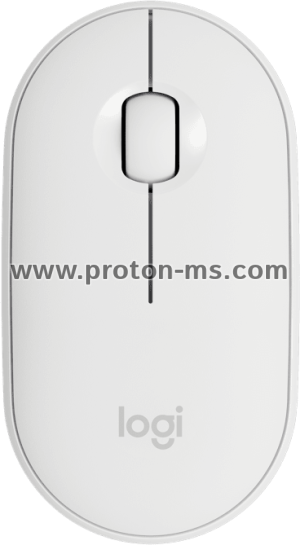 Wireless optical mouse LOGITECH Pebble M350, White, USB