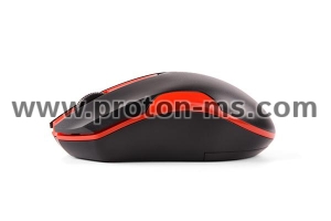 Optical Mouse A4tech G3-200N, 2.4 GHz, 1200 dpi, Black/Red