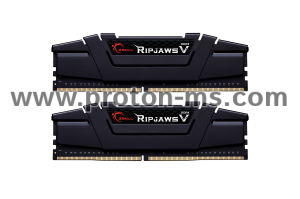 Памет G.SKILL Ripjaws V Black 32GB(2x16GB) DDR4 PC4-28800 3600MHz CL16 F4-3600C16D-32GVKC