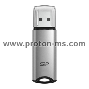 USB памет SILICON POWER Marvel M02, 128GB, USB 3.0, Сив