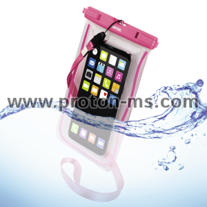 Hama "Playa" Outdoor Bag for Smartphones, Size XXL, pink
