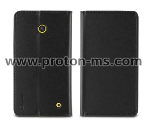 Black Wallet leather case MUVIT for Nokia Lumia 635 MUSNS0104