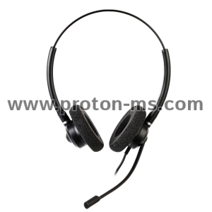 Headphone Addasound Crystal 2732 Duo, UC, Black