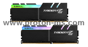 Memory G.SKILL Trident Z RGB 32GB(2x16GB) DDR4, PC4-32000, 4000Mhz CL17, F4-4000C17D-32GTZRB