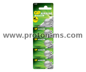 Alkaline Battery GP LR9 625A 1,5V for glucometers and remote controls 5 pcs in blister / price for 1 battery/