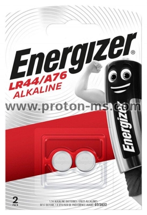 Button Micro alkaline battery LR44 / AG13 / 2 pcs. 1,55V pack ENERGIZER