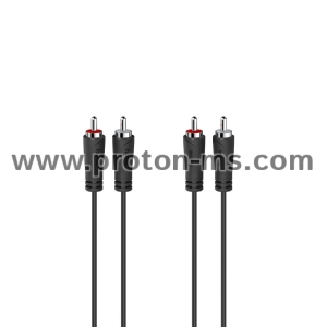 Audio Cable HAMA 2 RCA plugs - 2 RCA plugs, 5 m