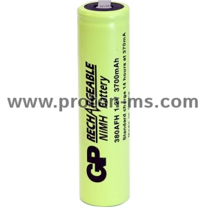 Rechargeable battery 380AFH-B NiMH,7/5AF, 1.2V, 3800mAh, 1pc., GP BATTERIES