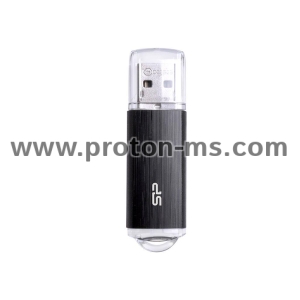 USB stick SILICON POWER Ultima U02, 8GB, USB 2.0 Black