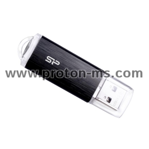 USB памет SILICON POWER Ultima U02, 8GB, USB 2.0 Черен