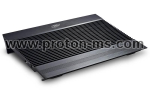 Notebook Cooler DeepCool N8 BLACK, 17", 2x140 mm, Black