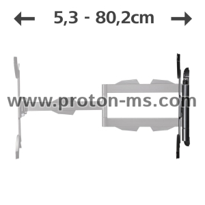 Hama TV Wall Bracket, Swivel, Extendable, Long Arm, 165 cm (65"), up to 25 kg