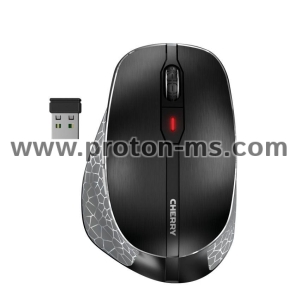 Безжична мишка CHERRY MW 8C ERGO, USB, Bluetooth/2.4Ghz, Черна