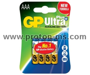 GP Alkaline battery ULTRA PLUS LR03 AAA / 4 pcs. pack / blister 1.5V GP