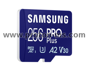 Memory card Samsung PRO Plus microSD Card (2023), 256GB, Adapter, USB reader