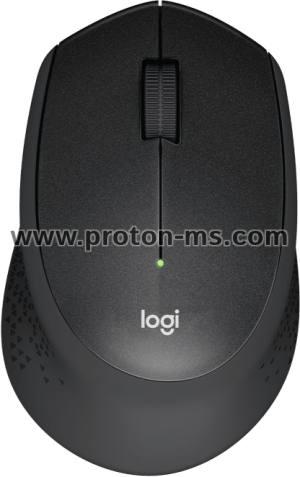 Wireless optical mouse LOGITECH B330 Silent Plus, Black, USB