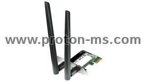 Wireless card D-Link DWA-582, Dual band  AC 1200, 2.4/ 5GHz,  PCI Express