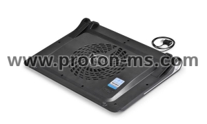 Notebook Cooler DeepCool N180 FS, 17", 180 mm, Black