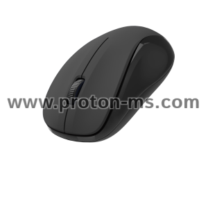 Безжична мишка Hama MW-300 V2, Оптична, 3-бутонна, Тиха, USB, Черна