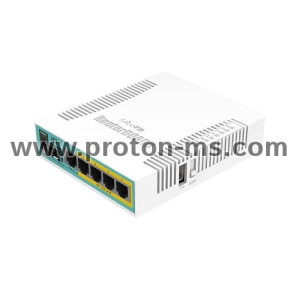 Рутер MikroTik RB960PGS, 5 x 10/100/1000, hEX PoE