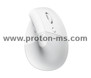 Wireless Mouse Logitech Lift Vertical Off-White