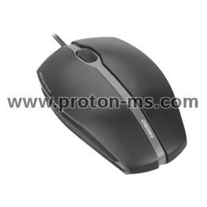 Cable ergonomic mouse CHERRY GENTIX Silent, Black