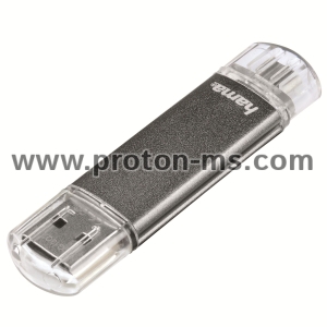 USB stick HAMA C-Laeta 124161, 16GB, USB 3.1 Type-C, Silver