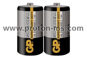 Zinc carbon battery GP  R14 14S-S2 POWERCELL  2 pcs. shrink  1.5V