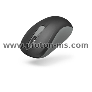 Безжична оптична мишка HAMA AMW-200, USB, 3 бутона, 2.4 GHz, Сив/Черен